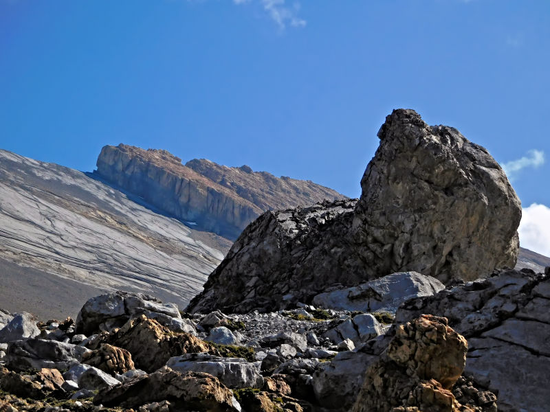 Felsformationen am Cirrus Mountain